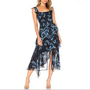 BCBGMAXAZRIA Midi Cocktail Dress